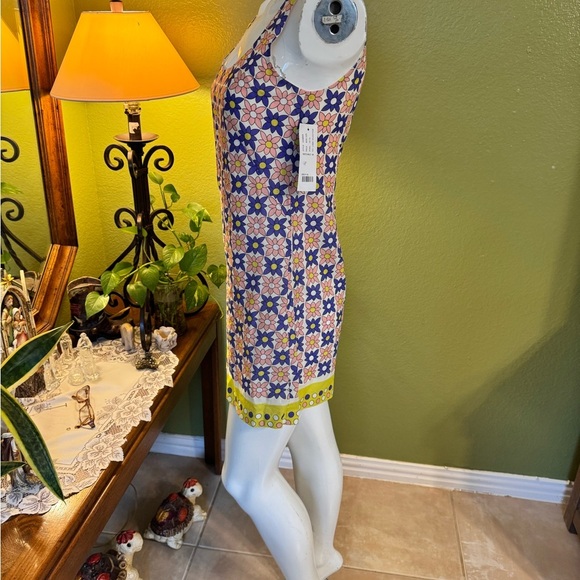 Nicole Miller White Multicolor Floral Dress - Picture 8 of 8